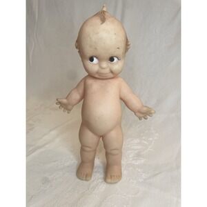 Vintage Kewpie Doll Squeaker Cameo 10.5" Collectible